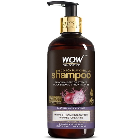 WOW Skin Science Red Onion Black Seed Oil Shampoo